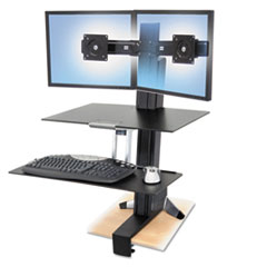 WorkFit-S Sit-Stand Workstation w/Worksurface