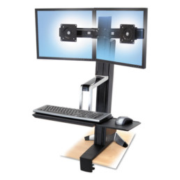 WorkFit-S Sit-Stand Workstation without Worksurface