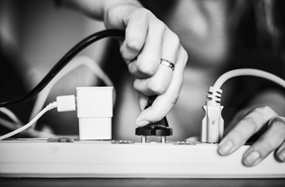 Plugging into a powerstrip
